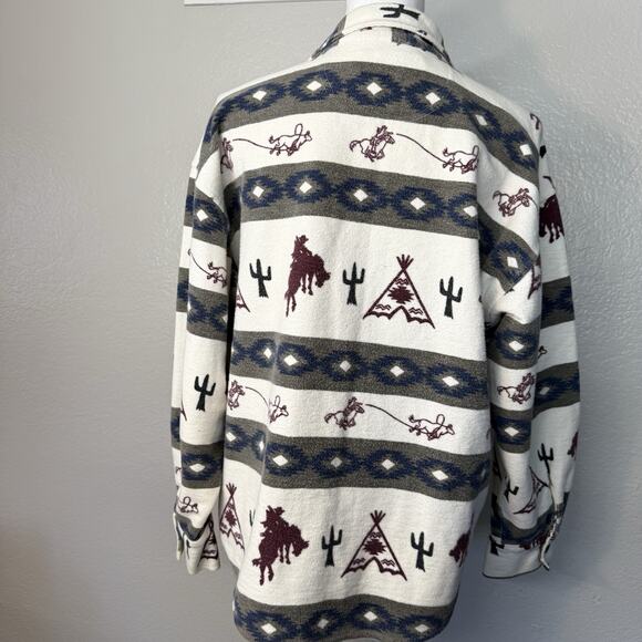 Vintage True Grit XS “outpost” all American fleece 1 pocket 100% Cotton Shirt - Picture 3 of 5
